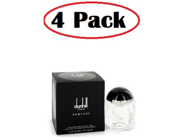 4 Pack of Dunhill Century by Alfred Dunhill Eau De Parfum Spray 2.5 oz