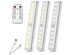 3-Pack LED USB Rechargeable Wireless Sensor Light with Remote