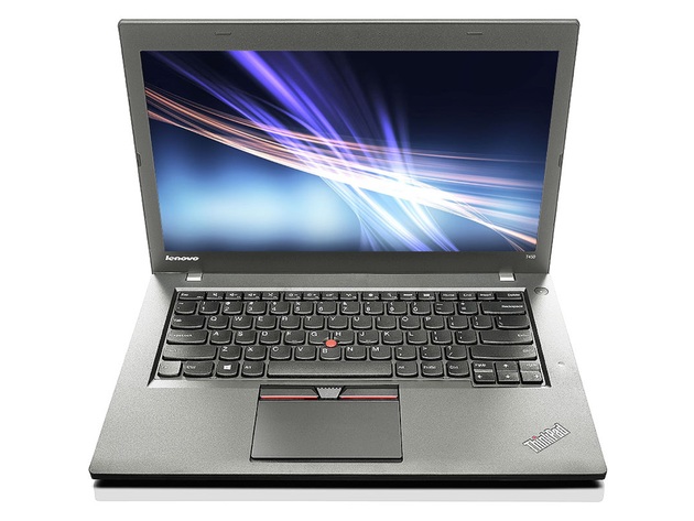 Lenovo Thankpad T450 Laptop Computer, 2.00 GHz Intel i7 Dual Core Gen 5, 4GB DDR3 RAM, 500GB SATA Hard Drive, Windows 10 Home 64 Bit, 14" Screen (Refurbished Grade B)