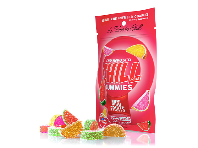 Chill Plus CBD-Infused Mini Fruit Gummies