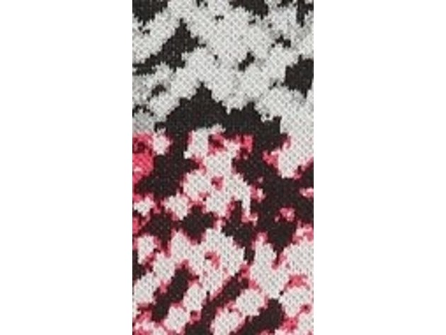 DKNY Women's Colorblock Python-Print Sweater Gray Size Medium