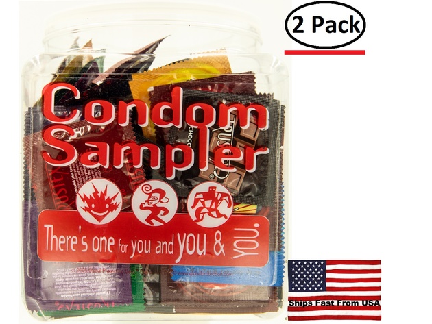 ( 2 Pack ) Trustex Flavored Lubricated Condoms 144 Pieces Box - Assorted Flavors