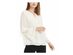 Alfani Women's Petite Embellished Bell Sleeve Button Up Top White Size Petite