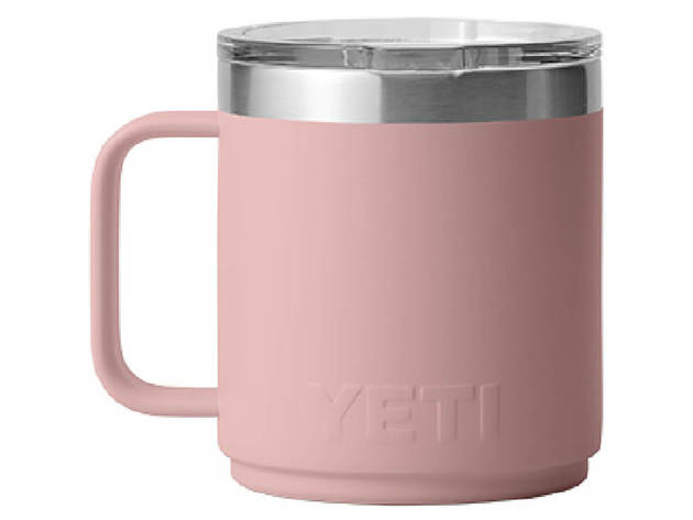 Yeti 21071500922 Rambler 10 oz. Mug with MagSlider Lid - Sandstone Pink