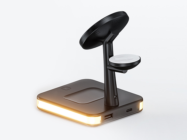  6-in-1 Magstand Mini Magnetic Charge Station + Bedside Lamp