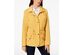 Charter Club Women's Water-Resistant Hooded Anorak Jacket Yellow Size OX