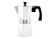 MILANO Stovetop Espresso Maker & EZ Latte Milk Frother Bundle Set (Silver/9-Cup)