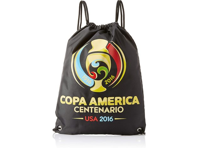 Foco Copa 100% Polyester America Centenario 1916-2016 Drawstring Backpack, Black