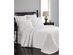 Martha Stewart Collection 100 Percent Cotton With Allover Castle Matelassé Scroll Design, Standard Sham, White