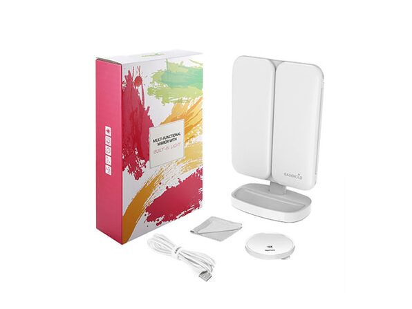 Easehold Rechargeable Portable Lighted Makeup Mirror Joyus Lighted Makeup Mirror