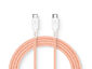 VIBRANCE Connect USB-C to USB-C Cable Pink
