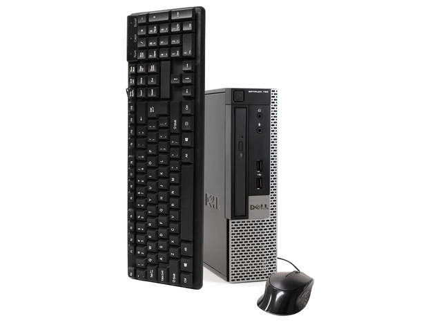Dell OptiPlex 790 Ultra Small Form Factor Computer PC, 3.10 GHz Intel Core i3, 8GB DDR3 RAM, 250GB HDD Hard Drive, Windows 10 Home 64Bit (Renewed)