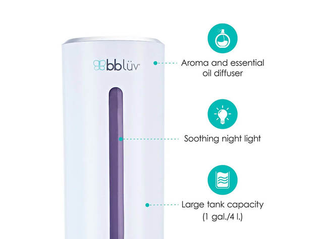 bbluv B0108F Umi 3-in-1 Ultrasonic Humidifier & Air Purifier