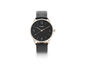 Simplify The 6300 Leather-Band Watch - Black/Silver