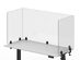 Offex Acrylic Sneeze Guard Desk Divider (Clamp-On/Frosted)