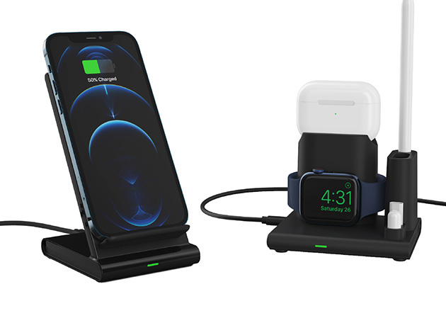 OMNIA Q4 4-in-1 Wireless Charging Station (OMNIA Pro 100/Black)