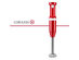 KitchenAid KHBBV53ER Cordless Variable Speed Hand Blender - Empire Red