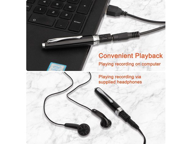 Audio Recorder Portable USB MP3 Playback