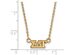 14K Plated Silver Sigma Delta Tau XS Necklace