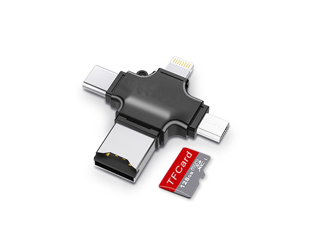 DataLogixx Triple Play Adapter + 128GB Memory Card