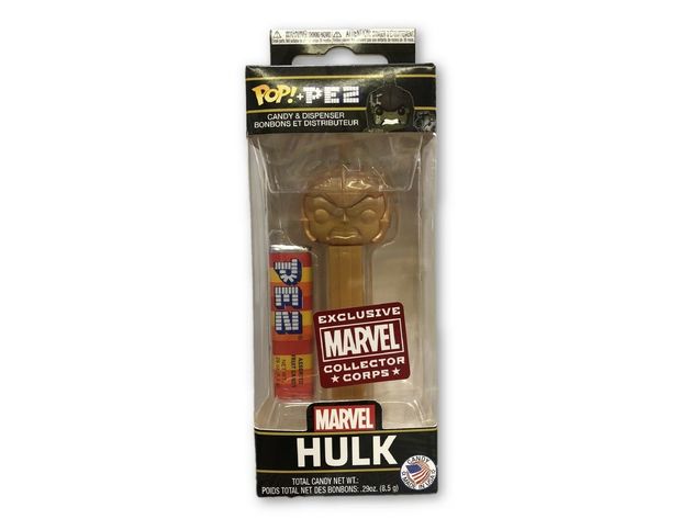 Funko POP Pez - Marvel Hulk Gold Exclusive - Dispenser