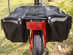 Rear Tail Waterproof Bicycle Bag (Black Gray)