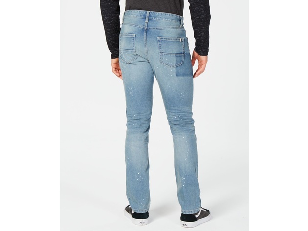 American Rag Men's Drift Paint Splatter Slim Stretch Size 31x32 ...