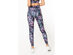 Kyodan Womens Ultra High Waist Grey-White Camo Workout Yoga Leggings - Large