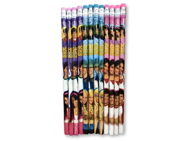 High School Musical Wooden Pencils - 12ct