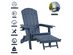 Cal Adirondack Chair Navy Blue