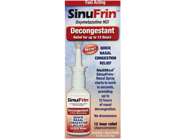 NeilMed SinuFrin Decongestant, Quick Nasal Congestion Relief, 0.5 Fluid Ounce (15 mL)