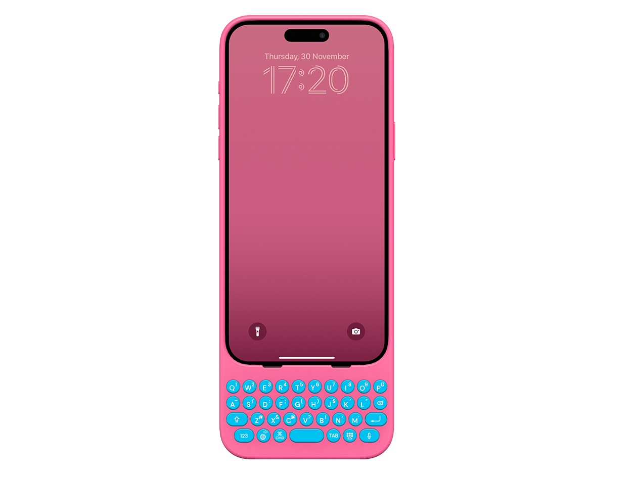 Clicks Keyboard Phone Case (Miami Beach/iPhone 15 Plus)