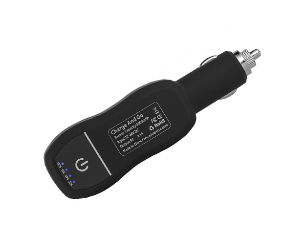 PowerItUp 2-in-1 USB Car Adapter & Power Bank
