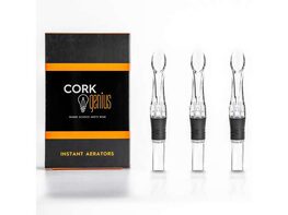 Bottle-Top Wine Aerator and Dripless Pour Spout from Cork Genius 