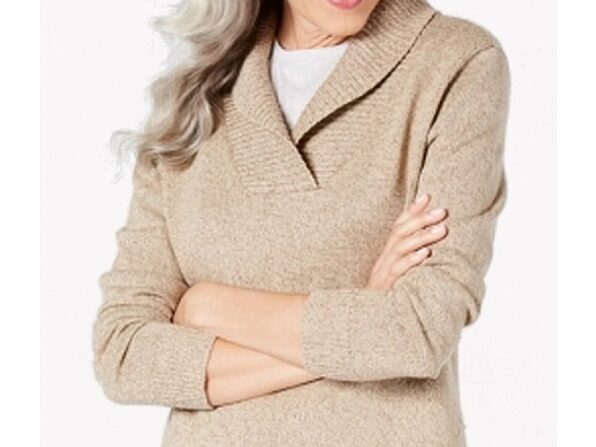 women's wool shawl collar sweater