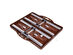 Costway Outdoor Foldable Portable Aluminum Plastic Picnic Table Camping w/ Bench 4 Seat - Brown