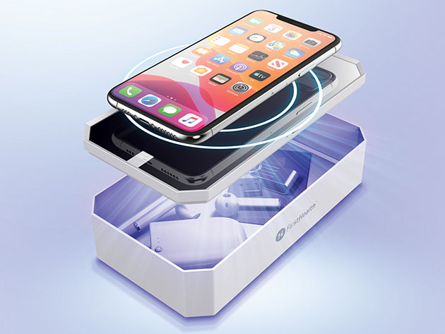 First Health™ 2-in-1 UVC Sanitizer & Wireless Charger