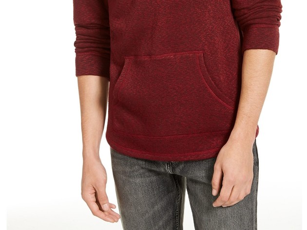 Levi's Men's Cash Textured Fleece Hoodie Red Size Extra Large
