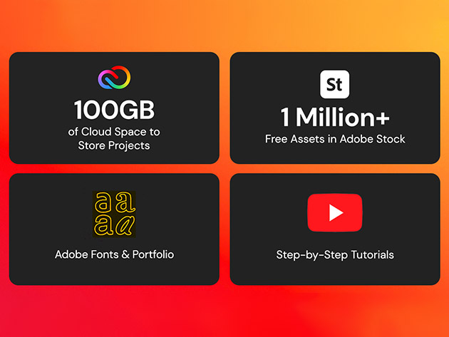 Creative Cloud All Apps 100GB: 1-Month Subscription (Code 1)