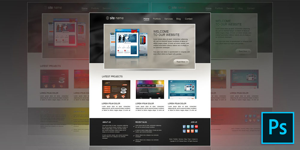 7 Photoshop Web Design Projects: Learn Web Design By Doing