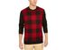 Club Room Men's Plaid Merino Wool Blend Sweater Wine Size XX-Large