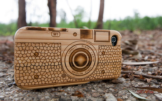 Wooden SigniCASE iPhone 4/4S Case