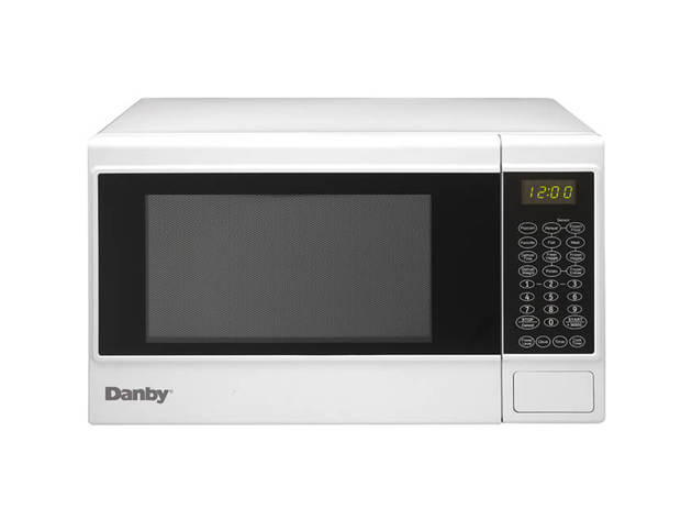 Danby DMW14SA1WDB 1.4 Cu. Ft. 1100W White Countertop Microwave Oven