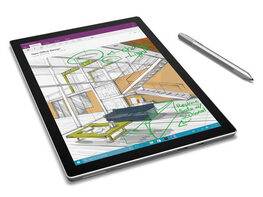 Microsoft Surface Pro 4, i7 8GB 256GB W10 Pro - Silver (Refurbished: Wi-Fi Only)
