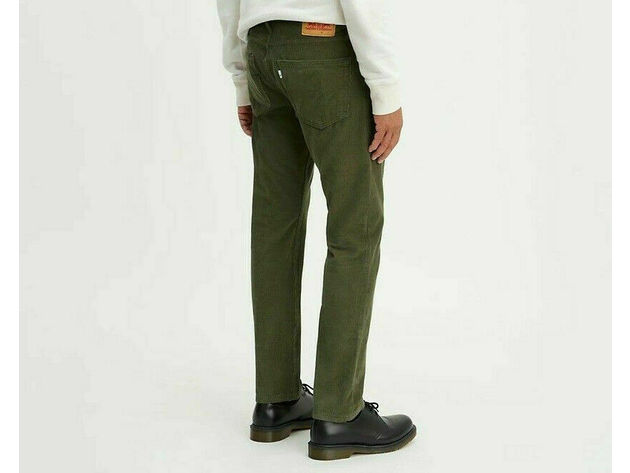 Levi's Men's 502 Taper Corduroy Pants Green Size 34X29