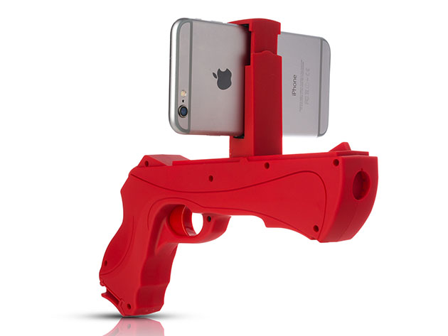 Augmented Reality Portable Game Gun for Smartphones (Red)