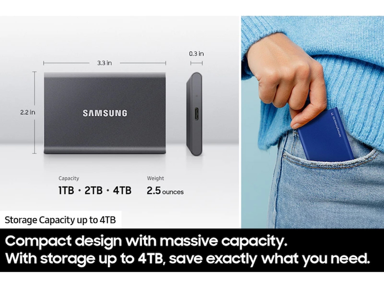 Samsung T7 1TB Portable SSD
