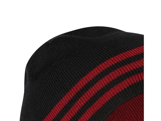 Adidas Men's Eclipse Striped Reversible Beanie Black Size Regular