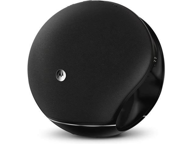 Motorola Sphere 2-in-1 Bluetooth Speaker with Over-Ear Headphones - Black