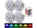 12-Pack Decorative Waterproof Battery Operated LED Lights - 16 Changing Colors